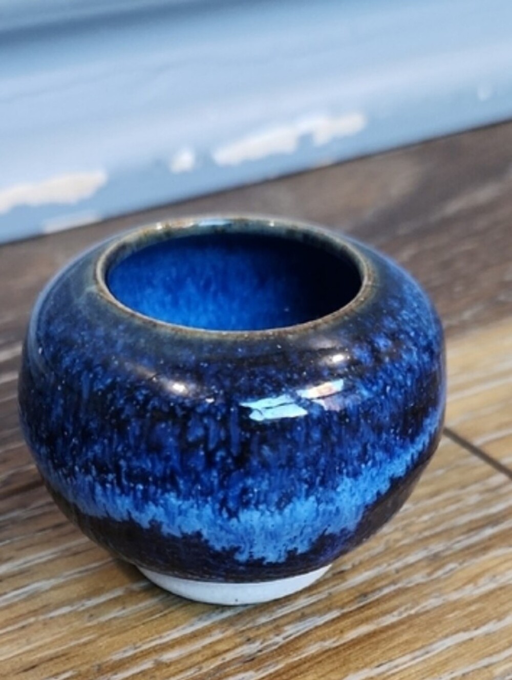 Whitefish Pottery Blue Mini Bowl 2003